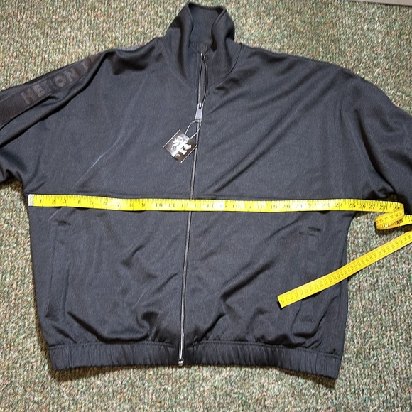 Heron Preston Logo Tape Zip Up Track Top 'Black' - Picture 11 of 16